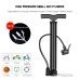 Rafeox Heavy-Duty Manual Foot Air Pump for Bicycles – Portable Tire Inflator with Pressure Gauge